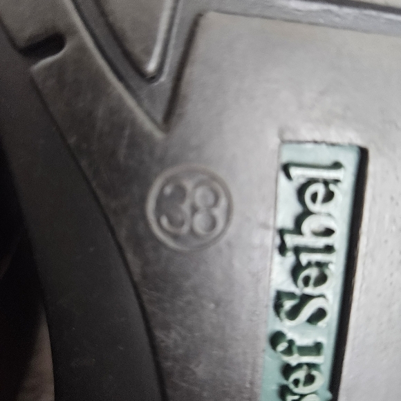 JOSEF SEIBEL Leather Clog Mules Womens Sz 7.5 EU 38 Brown Slip on Comfort - Picture 5 of 7